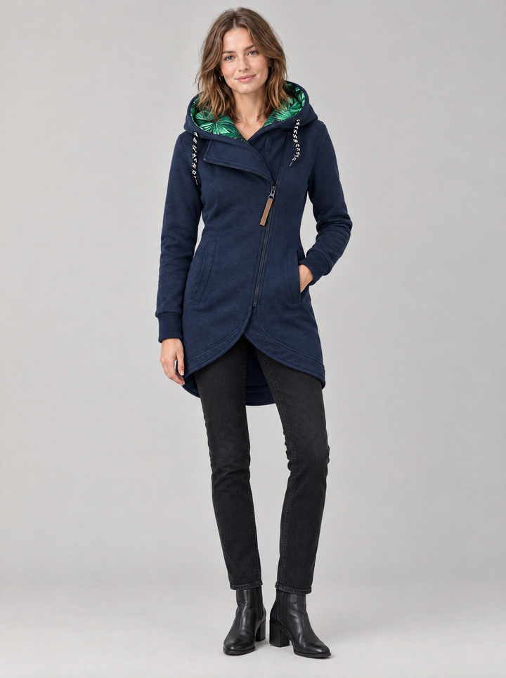 Women’s Long Hooded Quilted Winter Coat