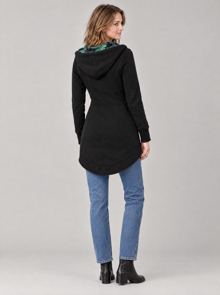 Women’s Long Hooded Quilted Winter Coat
