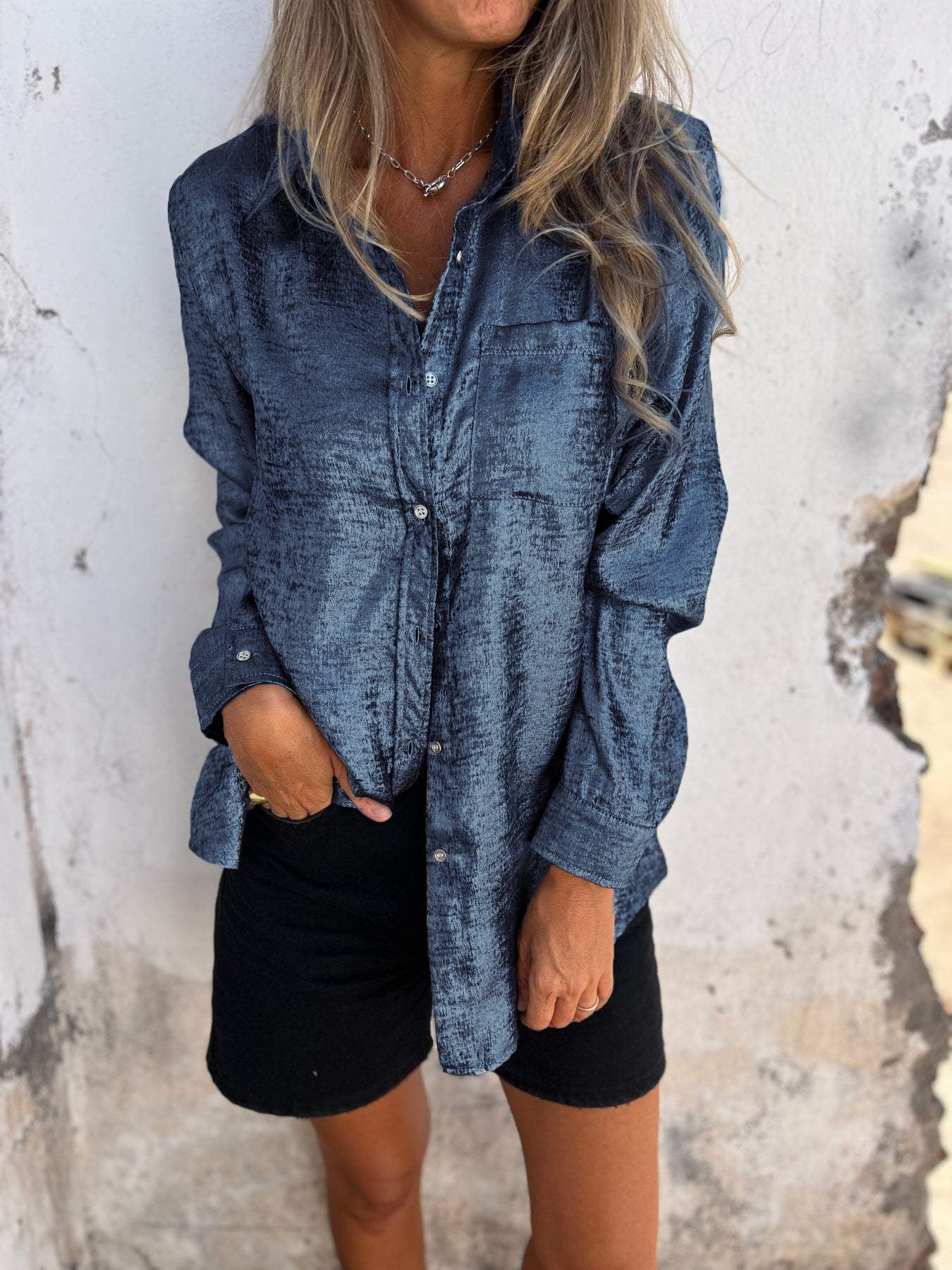 Zella - Chic Shimmer Shirt