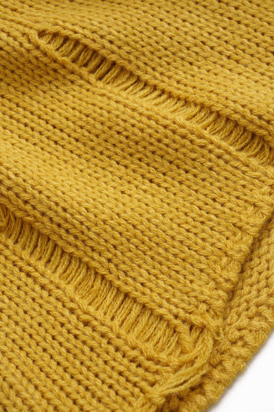 Knit Braided Tie-Up Skirt