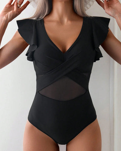 Anissa™ - Flatterend badpak met V-hals