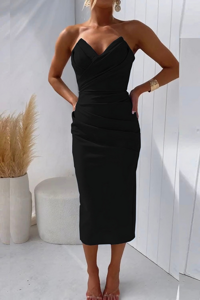 Lucia | Elegant Strapless Dress