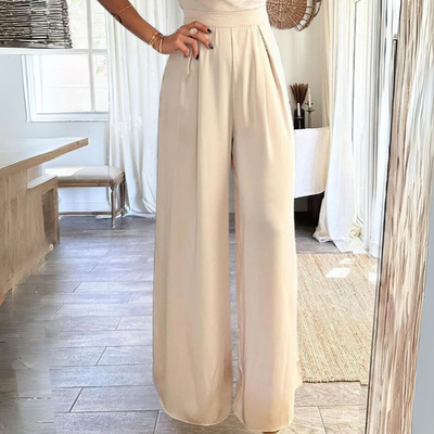 Madelyn™ - Jumpsuit met watervalhalslijn