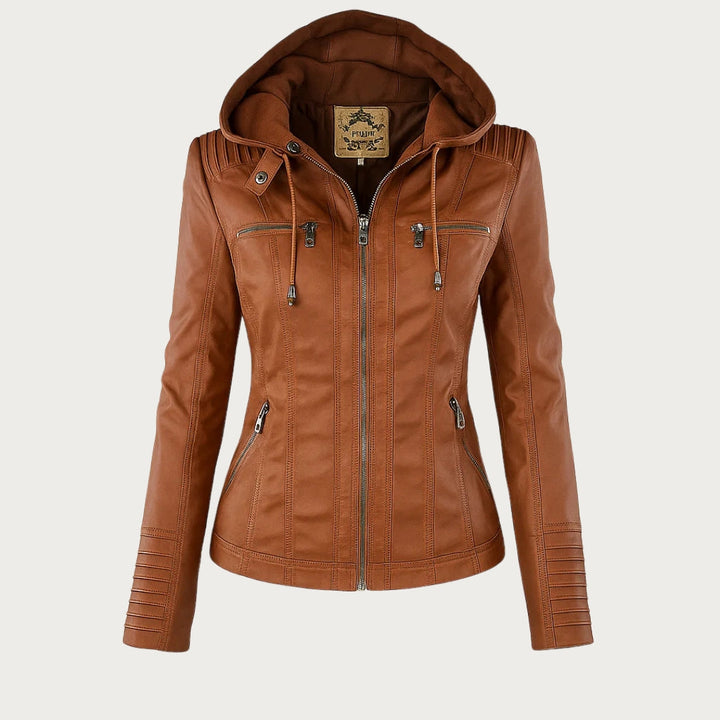 Flavia | Sturdy and elegant leather jacket