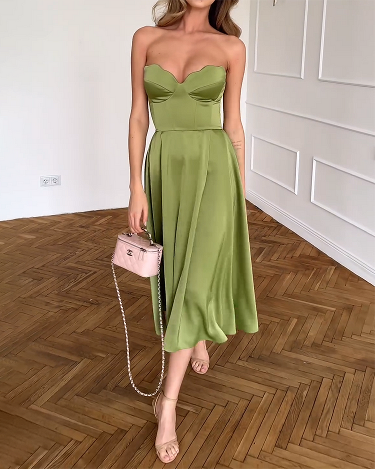 Adyson | Elegante strapless jurk