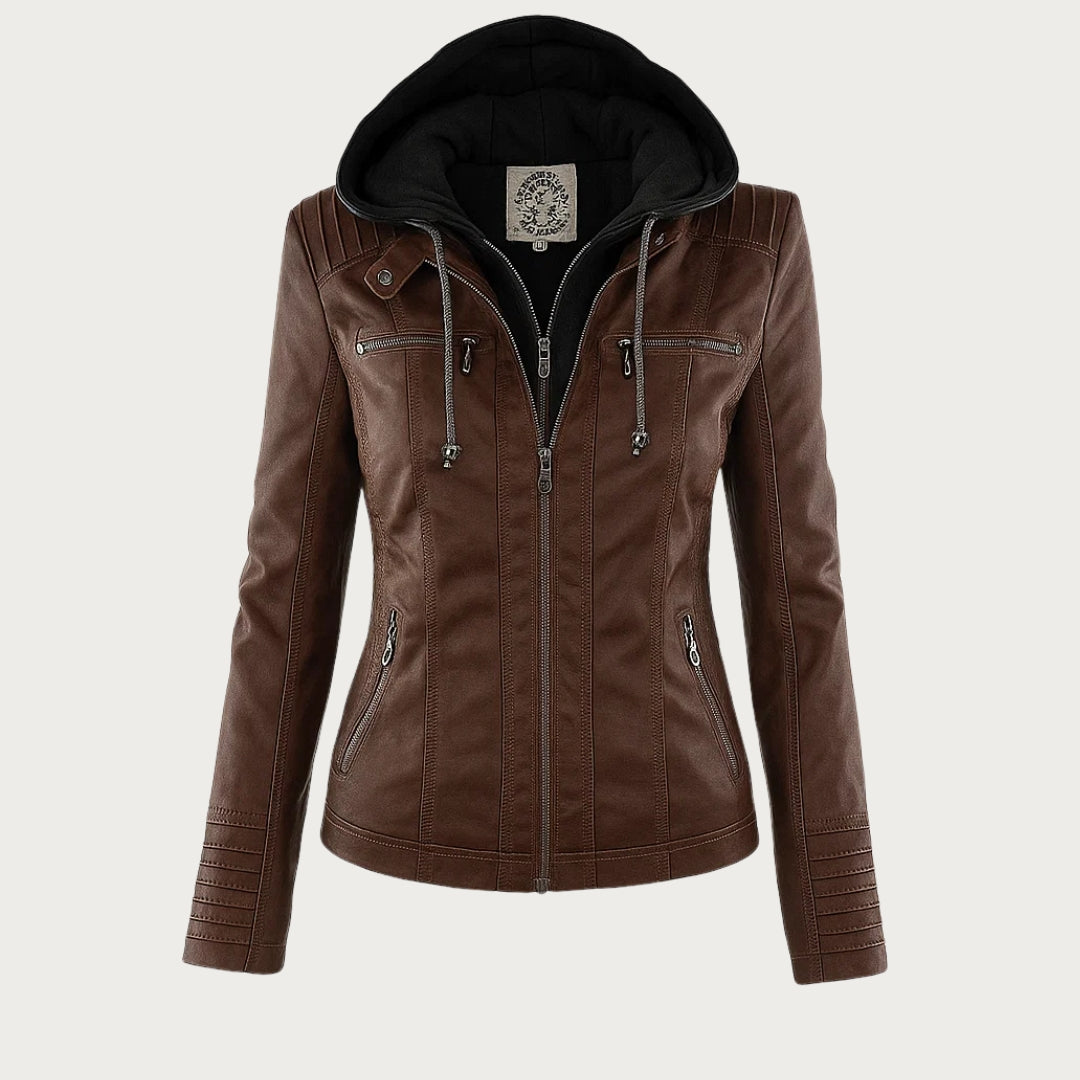 Flavia | Sturdy and elegant leather jacket