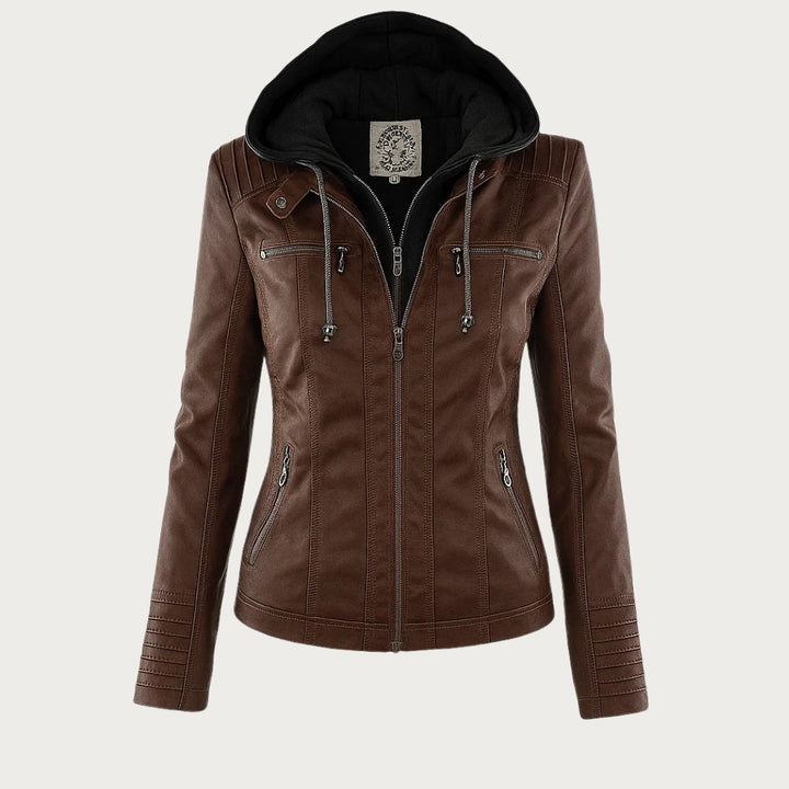 Flavia | Sturdy and elegant leather jacket
