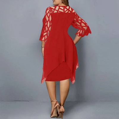 Annette | Plus Size Midi-jurk