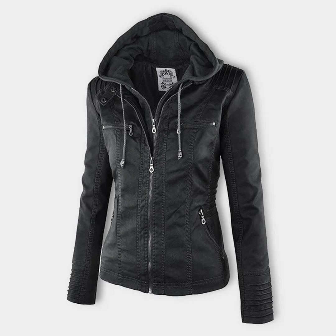 Flavia | Sturdy and elegant leather jacket