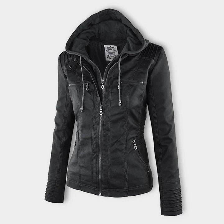 Flavia | Sturdy and elegant leather jacket