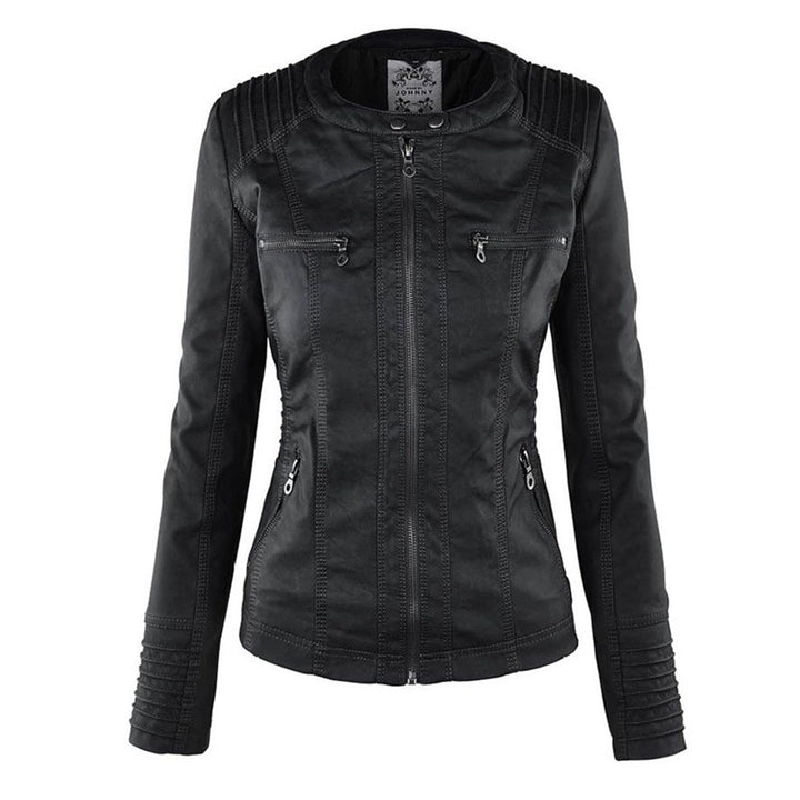 Flavia | Sturdy and elegant leather jacket