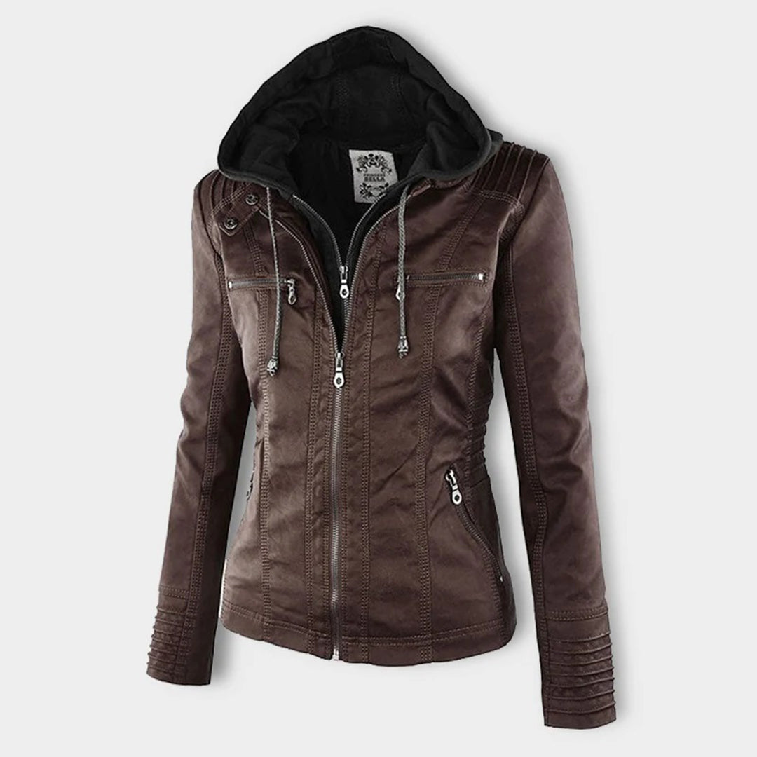 Flavia | Sturdy and elegant leather jacket