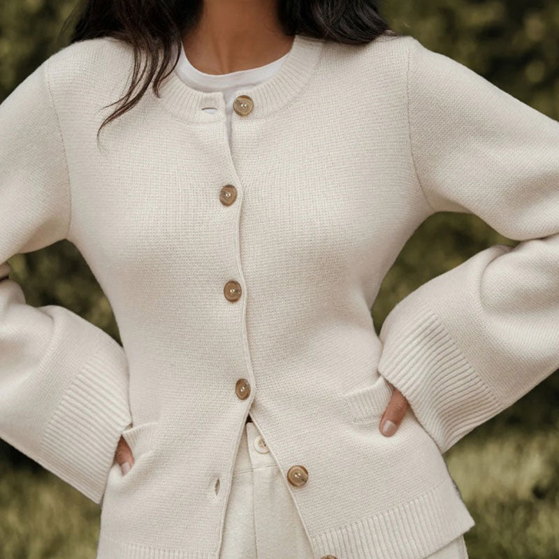 Callie | Klassieke geknoopte cardigan 