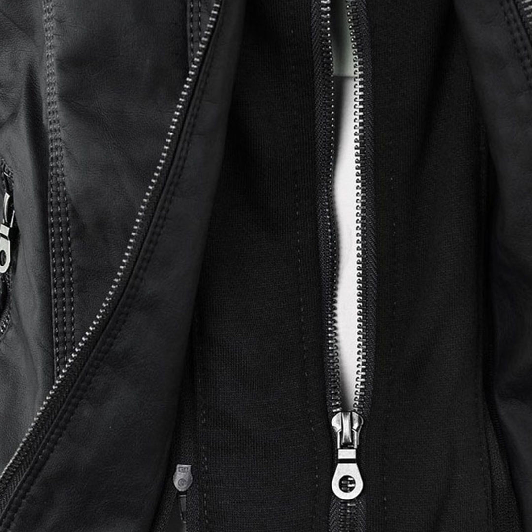 Flavia | Sturdy and elegant leather jacket