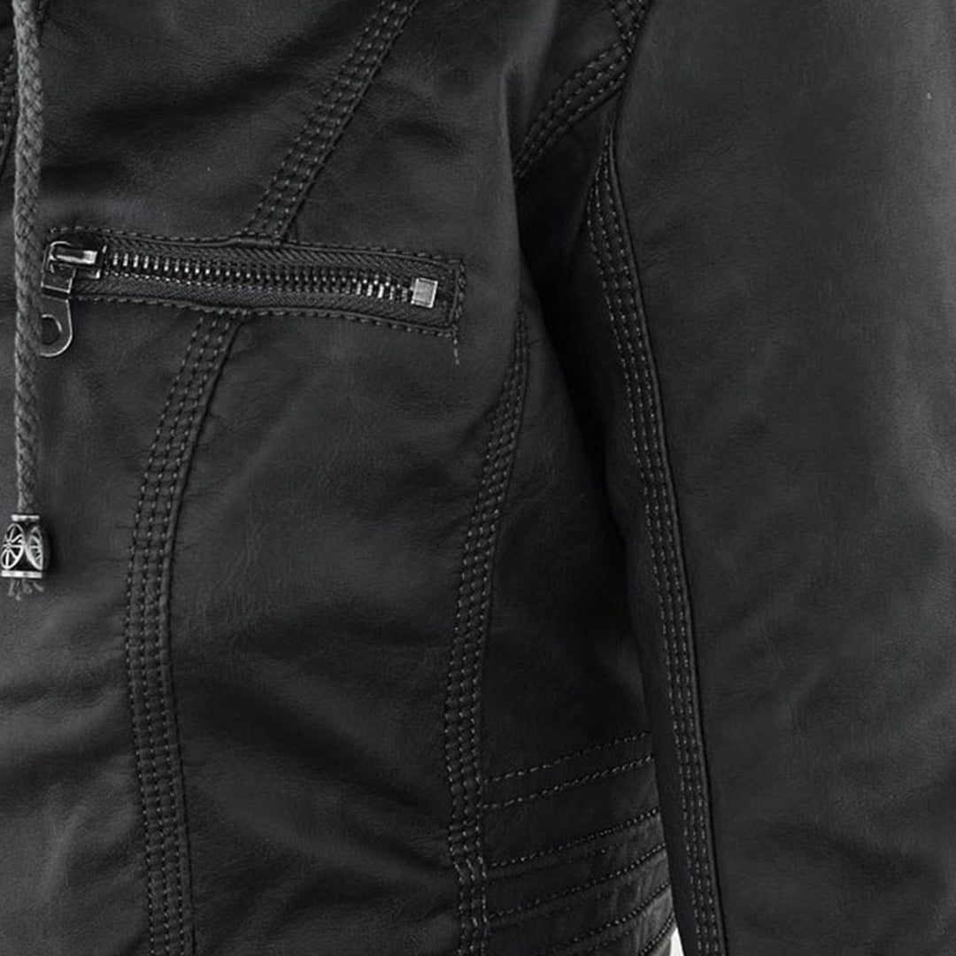 Flavia | Sturdy and elegant leather jacket
