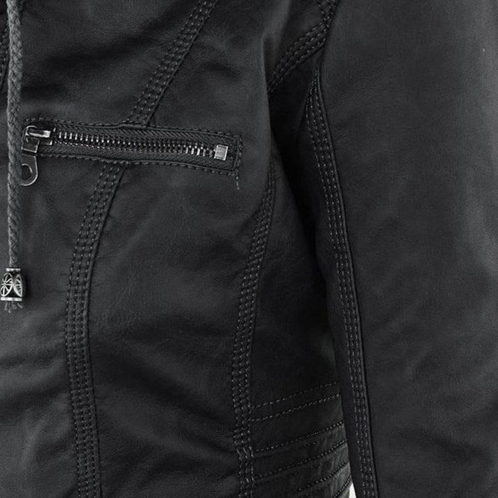 Flavia | Sturdy and elegant leather jacket