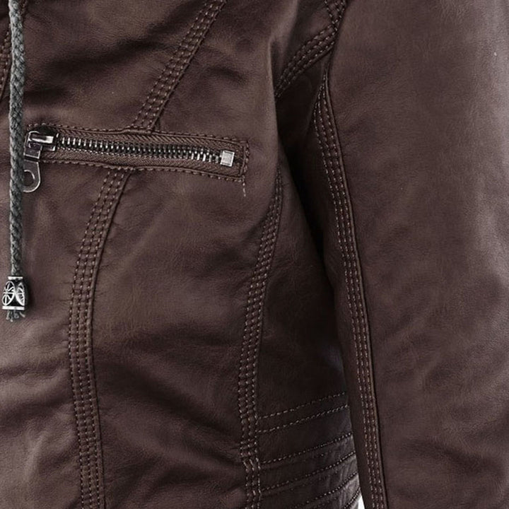 Flavia | Sturdy and elegant leather jacket
