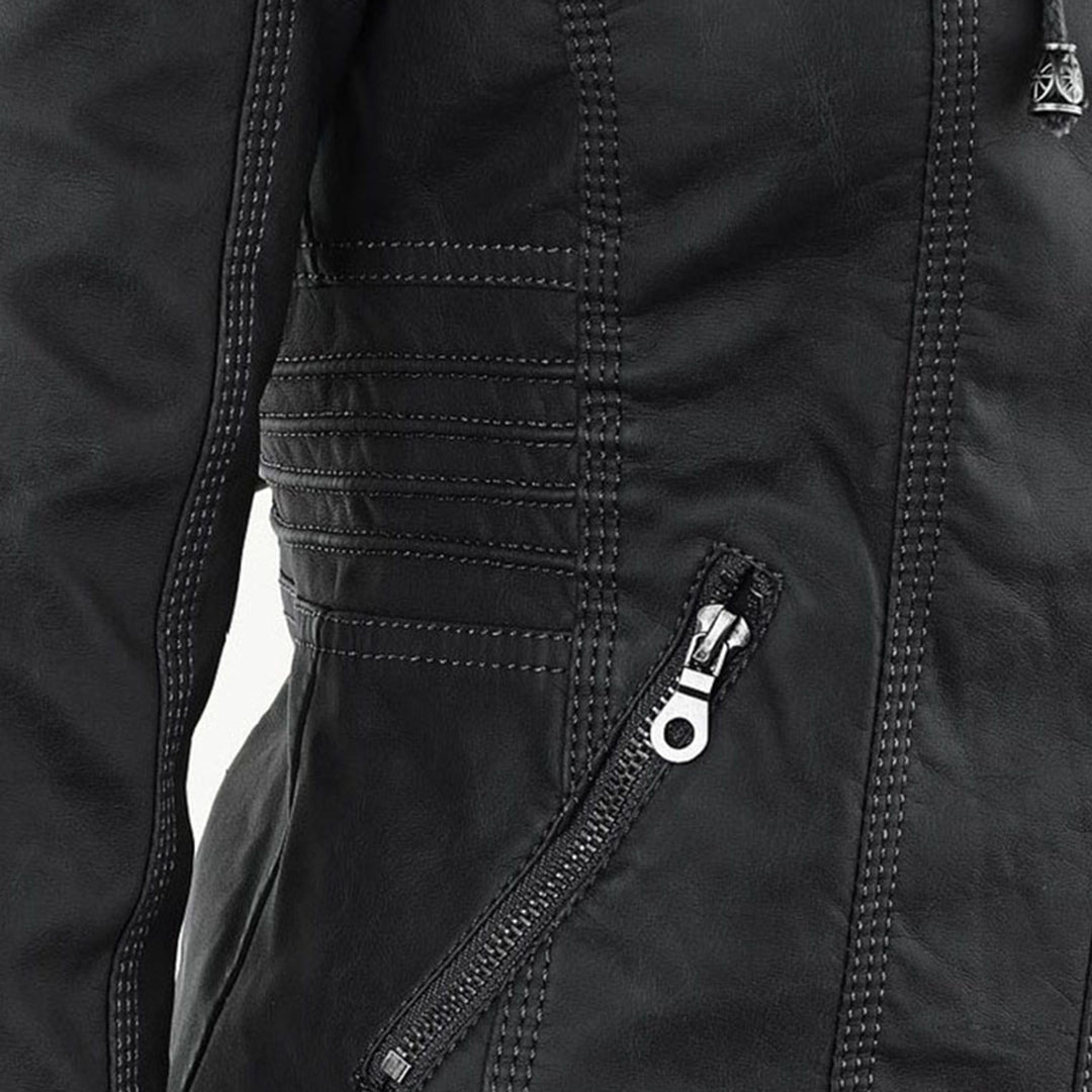 Flavia | Sturdy and elegant leather jacket