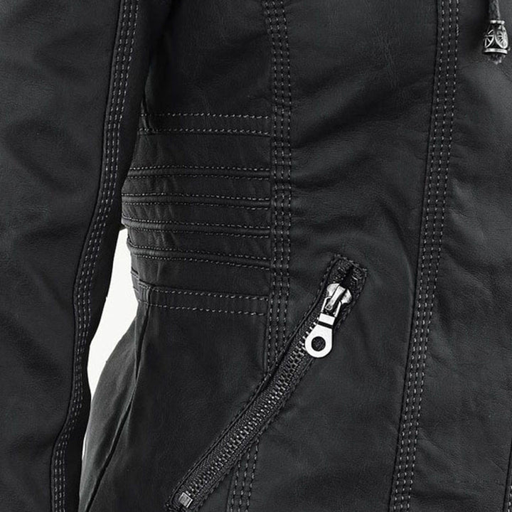 Flavia | Sturdy and elegant leather jacket