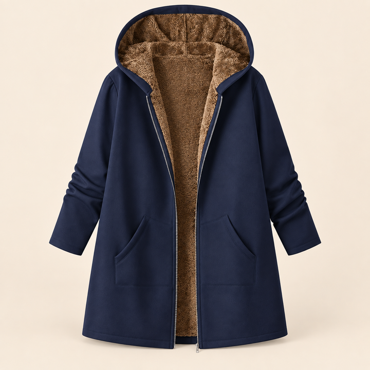 Bronwen – Fleece-Lined Hooded Coat
