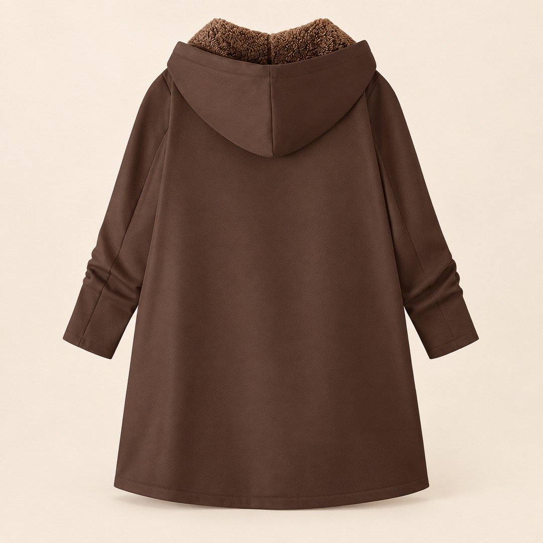 Bronwen – Fleece-Lined Hooded Coat