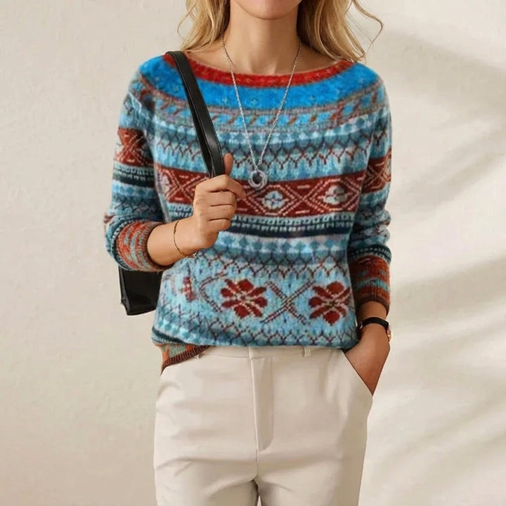 Roisin – Fair Isle Knit Jumper