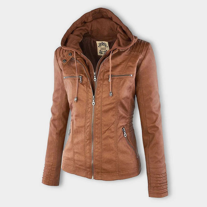 Flavia | Sturdy and elegant leather jacket