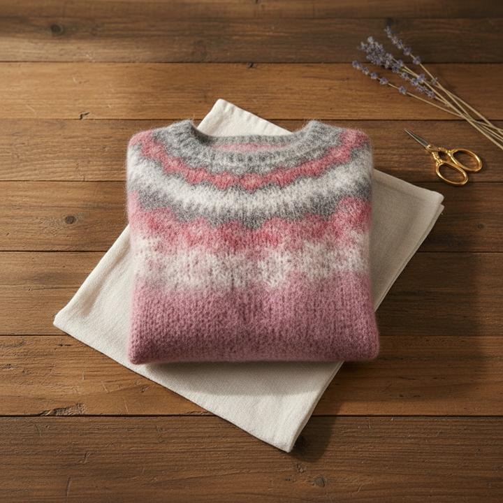 Charlotte – Nordic Yoke Knit Jumper