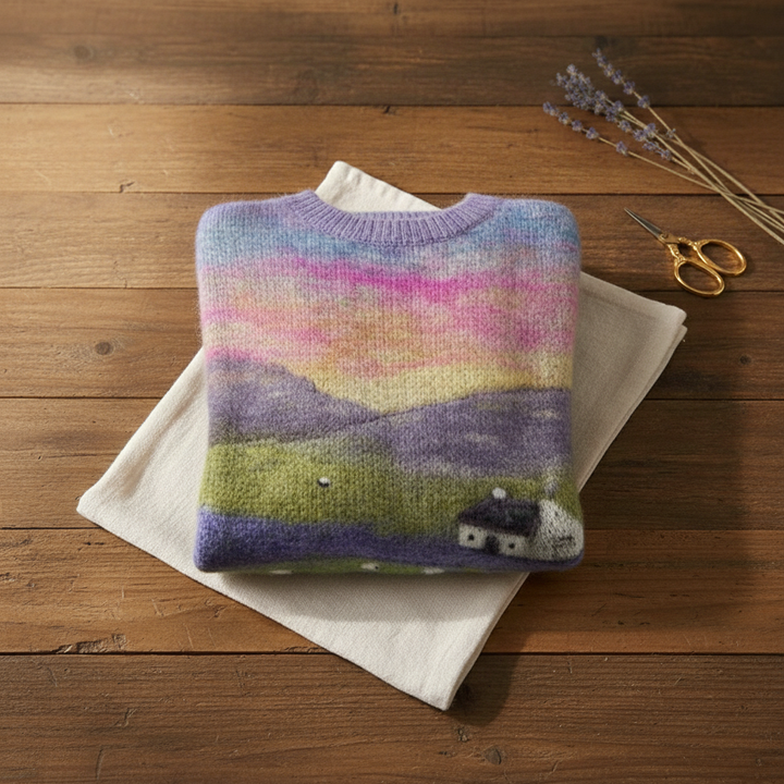 Ginevra – Scenic Landscape Knit Jumper