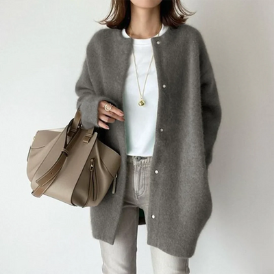 Luna | Comfortabel zacht vest in kasjmierlook 