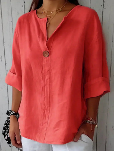 Mira | Casual V-hals blouse 