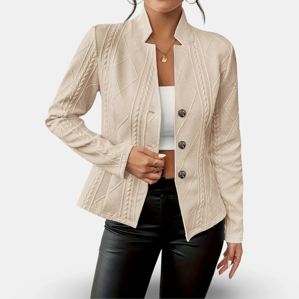 Mona | Elegante getailleerde cardigan