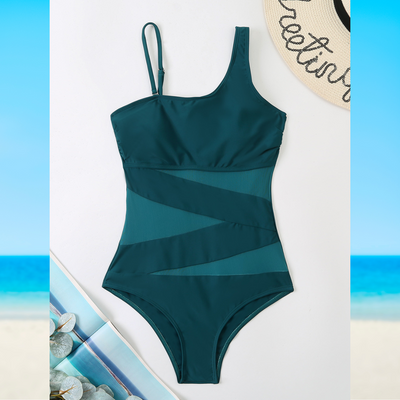 Denise - Chique asymmetrisch badpak