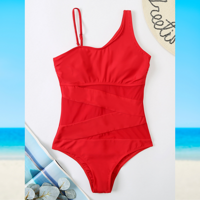 Denise - Chique asymmetrisch badpak