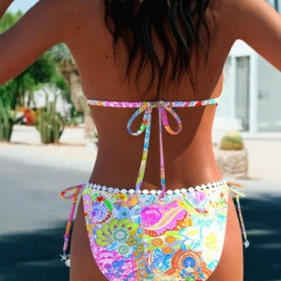 Ilona™ - Zonovergoten bikini met strikje