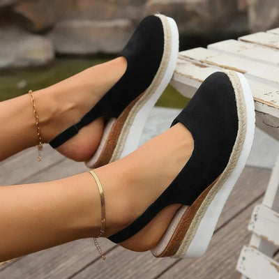 Anika™ - Comfortabele sandalen met sleehak 