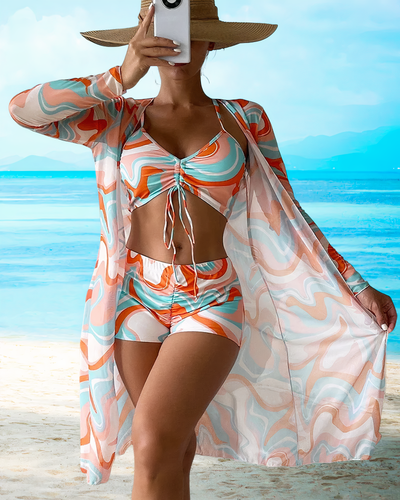 AMALFI™ - Bikiniset met hoge taille en cover-up
