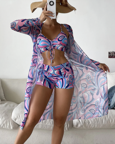 AMALFI™ - Bikiniset met hoge taille en cover-up