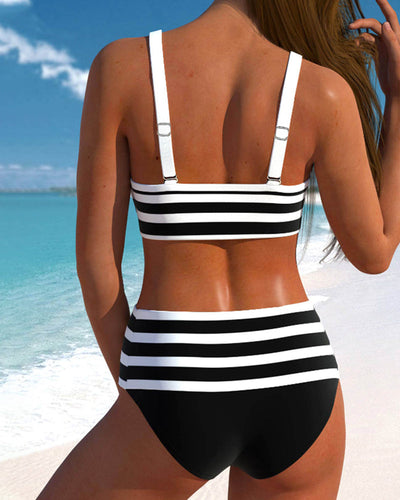 Palesa™ - Chique gestreepte bikini 