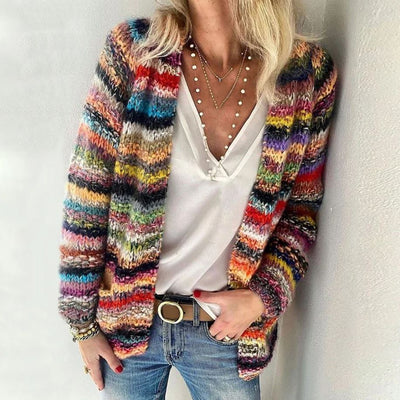 Beth | Levendig veelkleurig vest 