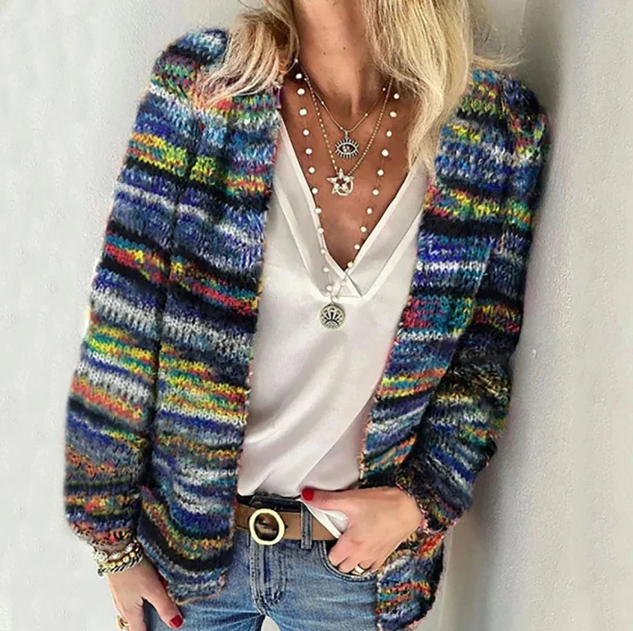 Beth | Levendig veelkleurig vest 