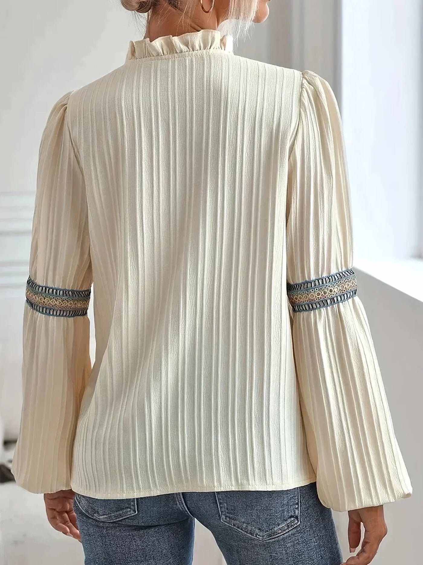 Belle | Prachtige V-hals blouse 