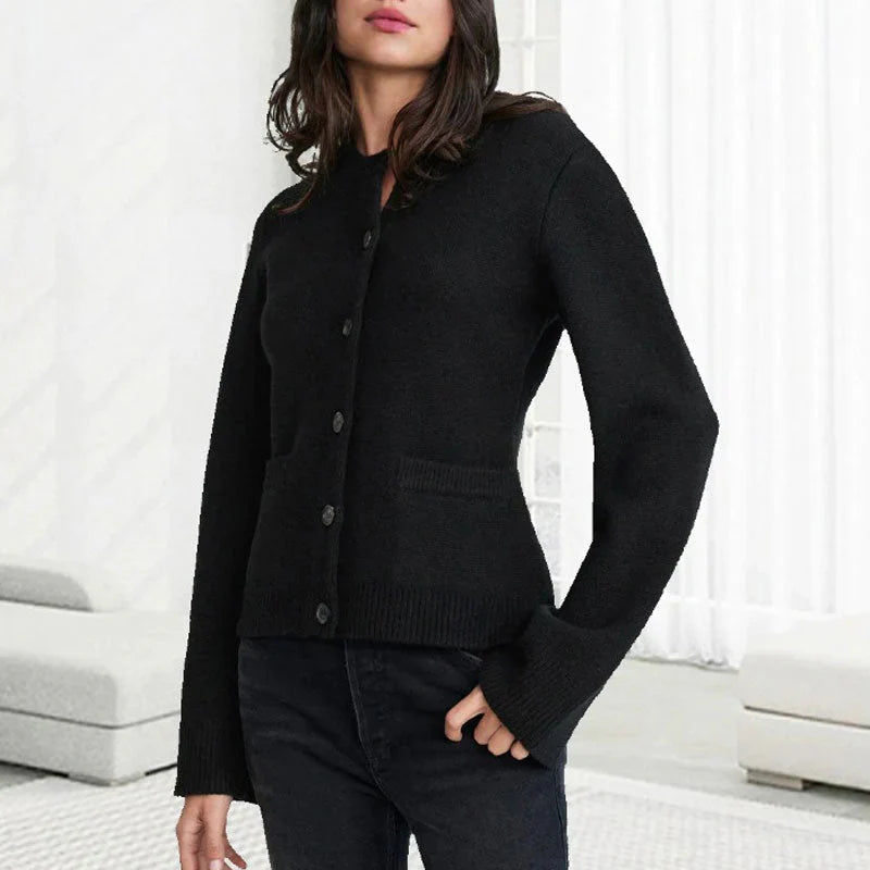 Callie | Klassieke geknoopte cardigan 