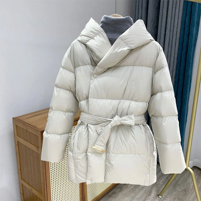 Carrie | Winterjas met riem 