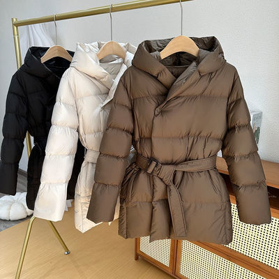 Carrie | Winterjas met riem 