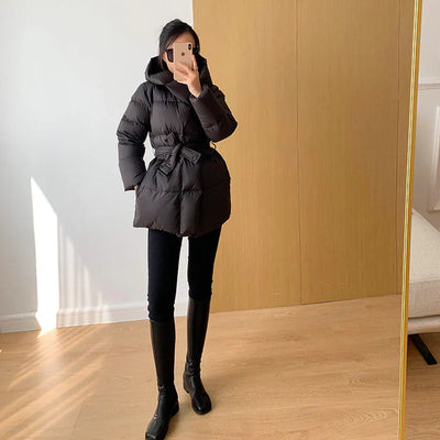 Carrie | Winterjas met riem 