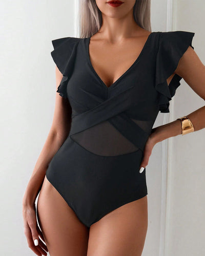 Anissa™ - Flatterend badpak met V-hals