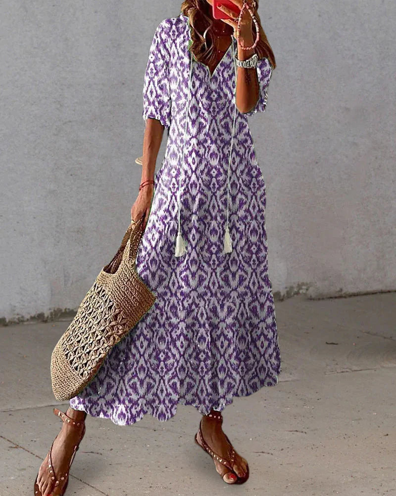 Dana | Boho buikbedekkende jurk