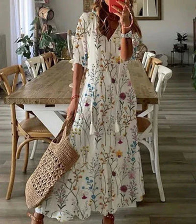 Dana | Boho buikbedekkende jurk