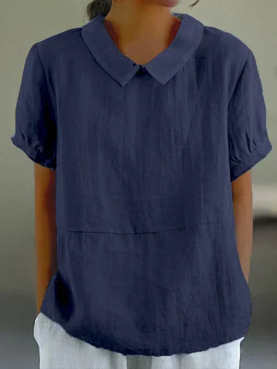 Deborah | Blouse met losse kraag